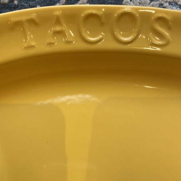 Vintage Sunflower Yellow Sectioned Ceramic Glazed Serving Platter. IEC. - Picture 2 of 7